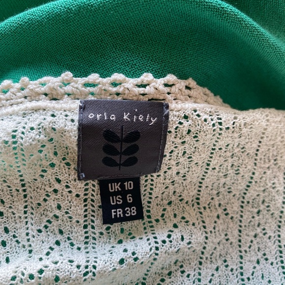 EUC ORLA KIELY Knit Cotton/Silk Dress SIZE 6US/10UK (fits like small) - Picture 6 of 8